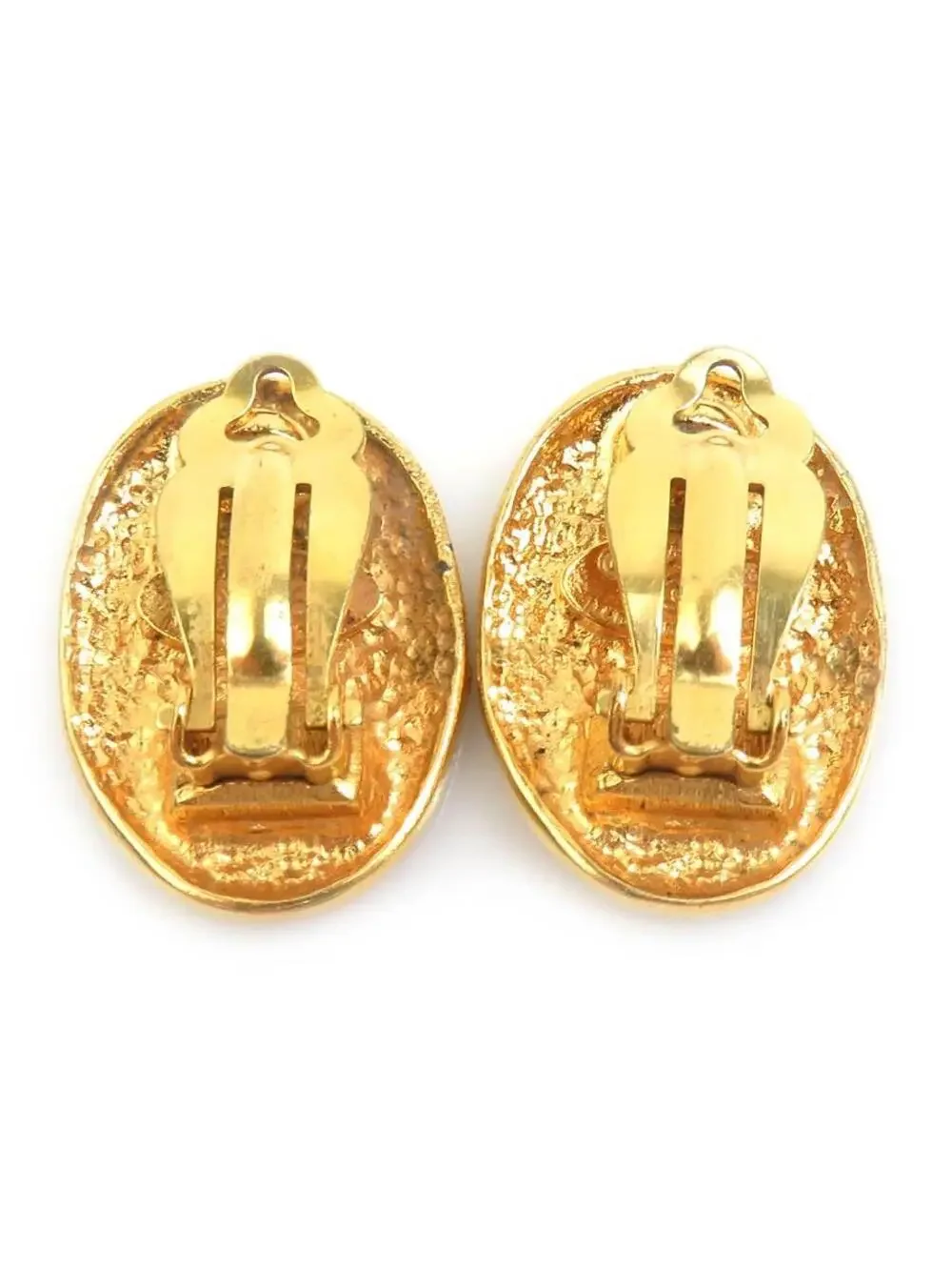 Auth Chanel Cc Logo Clip On Earrings #293943C28B